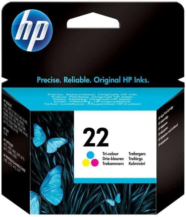 HP 22 Tri-color (Cyan, Magenta, Yellow) Original Ink Advantage Cartridge - C9352AE - eBuy UAE